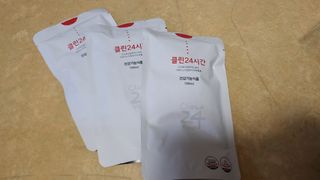 클린24시간 1BOX(5포) + 전용보틀(500ml) — 5점을 준 리뷰어가 2022년 9월 올린 사용 사진