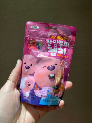 [팔도] 잔망루피젤리 믹스베리맛 42g 8개 — 5점을 준 리뷰어가 2022년 1월 올린 사용 사진