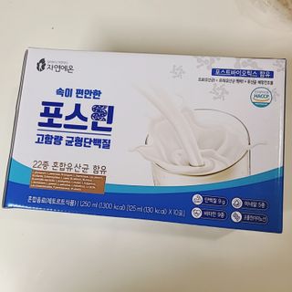 자연에온 마시는 프로틴 고함량 균형단백질 음료 포스틴 125ml 10개입 1BOX — 5점을 준 리뷰어가 2021년 4월 올린 사용 사진