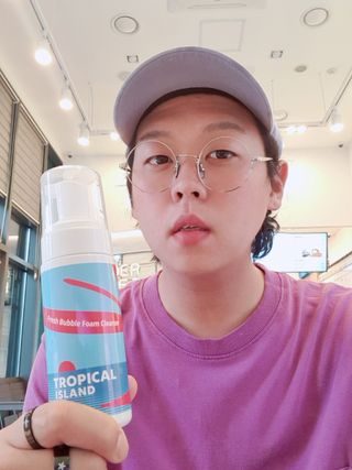 트로피칼아일랜드 트로피칼 아일랜드 프레쉬 버블 폼 클렌저 — 5점을 준 리뷰어가 2021년 6월 올린 사용 사진