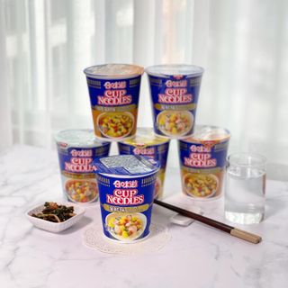 NISSIN 닛신 컵누들  4종 - 씨푸드오리지날, 씨푸드 스파이시, 씨푸드 커리, 씨푸드 XO소스 — 5점을 준 리뷰어가 2021년 12월 올린 사용 사진