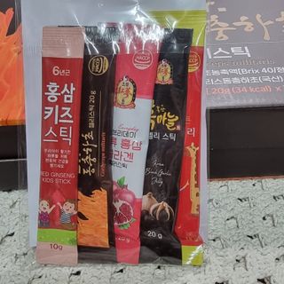 젤리드림 [젤리스틱 3종] 홍삼흑마늘, 동충하초, 석류콜라겐 — 5점을 준 리뷰어가 2022년 9월 올린 사용 사진