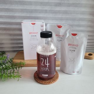 클린24시간 1BOX(5포) + 전용보틀(500ml) — 5점을 준 리뷰어가 2023년 5월 올린 사용 사진
