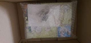 [숨그림]  덴탈마스크 짱구 우리아이 그리고 내가 쓰는 믿을수있는 케릭터 마스크  16종 — 5점을 준 리뷰어가 2021년 10월 올린 사용 사진