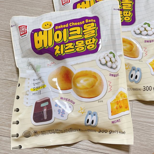 베이크볼 치즈몽땅 300g x 2봉 리뷰 사진