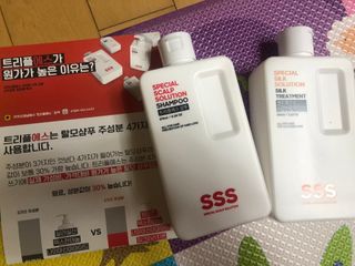 트리플에스 탈모 샴푸 275ml + 실크 트리트먼트 275ml — 5점을 준 리뷰어가 2021년 3월 올린 사용 사진