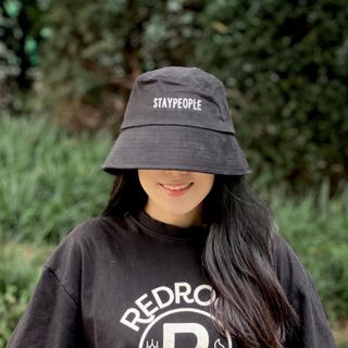 [스테이피플] STAYPEOPLE BUCKET HAT (BLACK) — 5점을 준 리뷰어가 2022년 9월 올린 사용 사진