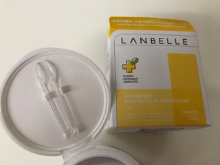 랑벨 비타 에너지 잡티 앰플 패드 65매 (투명하고 밝은 얼굴 광채패드) — 5점을 준 리뷰어가 2022년 5월 올린 사용 사진