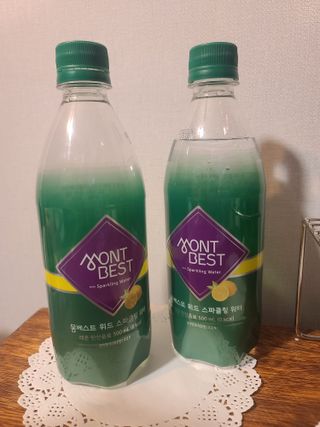 몽베스트 Montbest with Sparkling water Lemon OR Lime 20병(랜덤) — 5점을 준 리뷰어가 2021년 10월 올린 사용 사진
