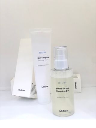 화이트리 비움 약산성 클렌징젤 ,마일드 필링젤 세트 — 4점을 준 리뷰어가 2021년 2월 올린 사용 사진