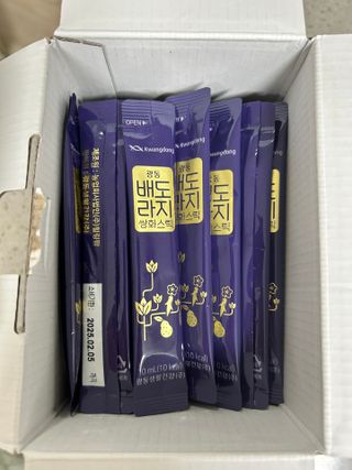 광동생활건강 나우 [광동] 배도라지 쌍화스틱 10mL x 100포 — 5점을 준 리뷰어가 2023년 3월 올린 사용 사진