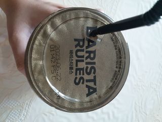 바리스타룰스 돌체 라떼 — 4.5점을 준 리뷰어가 2023년 4월 올린 사용 사진