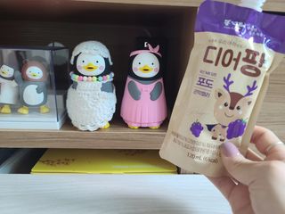 [몸엔용] 우리 아이 건강간식, 달콤한 녹용곤약젤리 디어팡 4종 — 5점을 준 리뷰어가 2021년 8월 올린 사용 사진