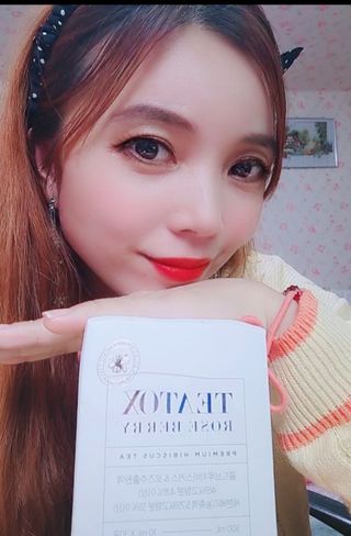 세렌디뷰티_이너뷰티 티톡스 로즈 베리 — 5점을 준 리뷰어가 2021년 3월 올린 사용 사진