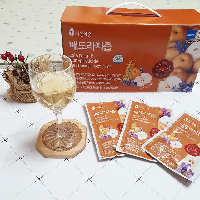 자연에온 배도라지즙 80ml 30개입 리뷰 사진