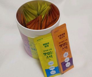 페페로니 맛있는 스틱 - 무항생제 닭고기 15개 + 원양선 참치 15개 — 5점을 준 리뷰어가 2021년 10월 올린 사용 사진