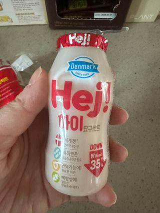 [구매평]덴마크 하이(Hej!) 브랜드 패키지(요구르트, 그릭요거트)only 로켓프레쉬 — 5점을 준 리뷰어가 2025년 3월 올린 사용 사진