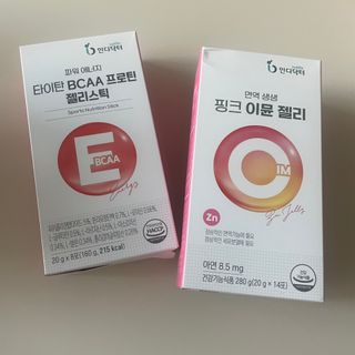 인디닥터 면역 생생 핑크 이뮨 젤리 + 타이탄 BCAA 프로틴 젤리스틱 — 5점을 준 리뷰어가 2022년 5월 올린 사용 사진