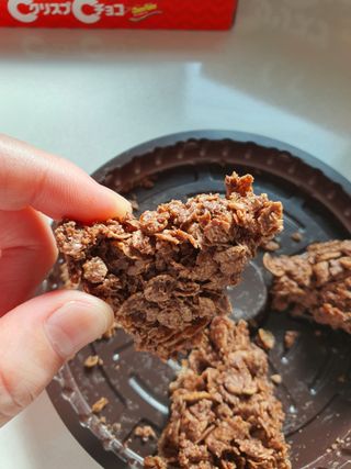 NISSIN 닛신 크리스피 초코 — 5점을 준 리뷰어가 2022년 12월 올린 사용 사진