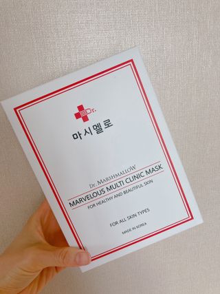 닥터마시멜로 마블러스 멀티 클리닉 마스크 — 5점을 준 리뷰어가 2021년 4월 올린 사용 사진