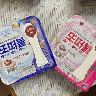 남양유업 또깍 접어 떠먹는 불가리스 2종 — 4.5점을 준 리뷰어가 2021년 1월 올린 사용 사진