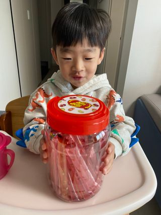 젤리벨리 젤리스틱 어쏘티드 900g — 5점을 준 리뷰어가 2022년 9월 올린 사용 사진
