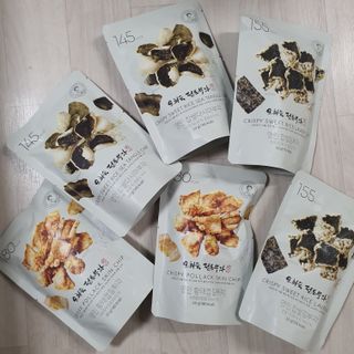 오희숙 전통부각 명인 찹쌀김부각, 찹쌀다시마부각, 황태껍질튀각 총 6봉 — 5점을 준 리뷰어가 2021년 7월 올린 사용 사진