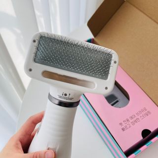 아베크 펫 강아지 고양이 애견 에어 브러쉬 드라이기 올인원 — 4점을 준 리뷰어가 2021년 7월 올린 사용 사진