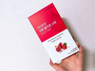 이너미인 석류 콜라겐 스틱 — 5점을 준 리뷰어가 2021년 1월 올린 사용 사진