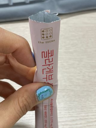더리틀스 콜라겐부스터 — 5점을 준 리뷰어가 2022년 12월 올린 사용 사진