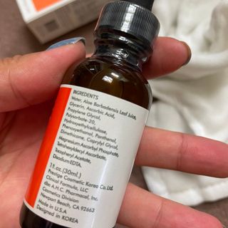 더마 사이언스 비타민 CCC 앰플 기미 브라이트닝 세럼 30ml — 5점을 준 리뷰어가 2021년 8월 올린 사용 사진