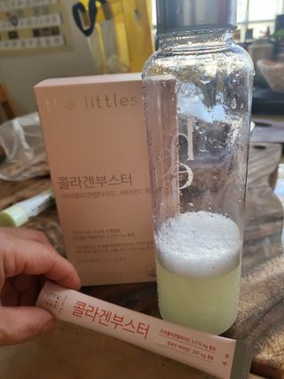 더리틀스 콜라겐부스터 — 5점을 준 리뷰어가 2023년 1월 올린 사용 사진