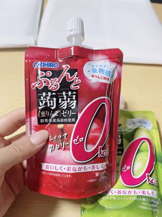 ORIHIRO 오리히로 곤약젤리 제로칼로리 130g 4종 4팩(맛별로 1팩씩) — 4점을 준 리뷰어가 2023년 1월 올린 사용 사진