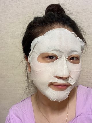 아이디플라코스메틱 페이스핏 플라스터 마스크 _ 리뉴얼 — 5점을 준 리뷰어가 2021년 10월 올린 사용 사진