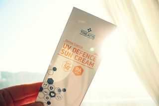 [트리티스] UV 디펜스 선크림 PA+++ / SPF50+  60ml — 5점을 준 리뷰어가 2021년 1월 올린 사용 사진