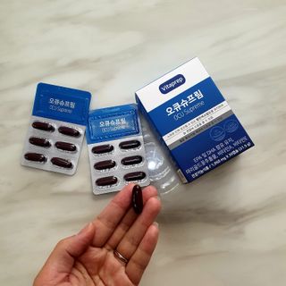 뉴트리션팩토리 비타프렙 오큐슈프림 루테인 오메가3 1050mg — 5점을 준 리뷰어가 2021년 10월 올린 사용 사진