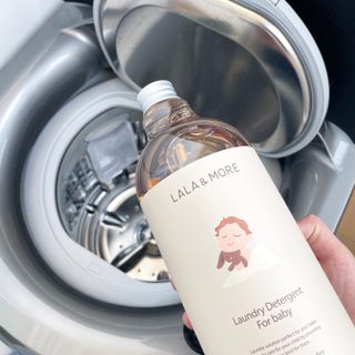 라라앤모어 유아 액체세제+세탁기클리너 — 5점을 준 리뷰어가 2022년 3월 올린 사용 사진