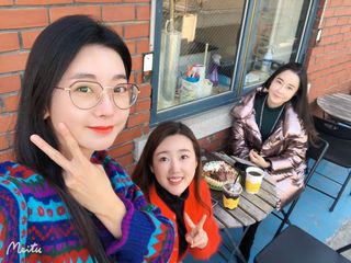 카페 더달달 [더달달 역삼점] 팬케이크 or 와플 + 음료2 + 쇼콜라1 — 5점을 준 리뷰어가 2021년 11월 올린 사용 사진