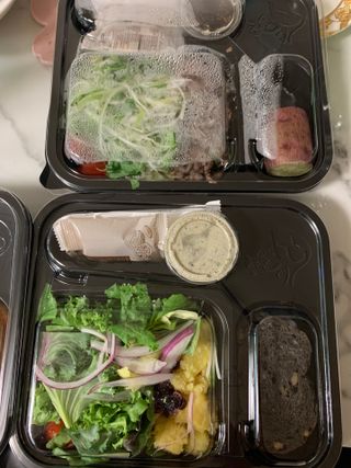 참살이도시락 작심삼일 샐러드도시락 3개 맛보기 새벽배송 또는 택배배송 — 5점을 준 리뷰어가 2021년 8월 올린 사용 사진