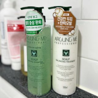 어라운드미 [어라운드 미] 탈모 증상 완화 스칼프 샴푸 + 두피 영양 공급 트리트먼트 — 4.5점을 준 리뷰어가 2021년 6월 올린 사용 사진