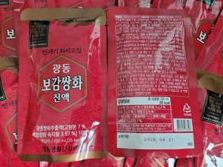 광동생활건강 [광동]진하고 깊은 풍미, 광동 보감쌍화진액 100mL * 18포 — 5점을 준 리뷰어가 2024년 6월 올린 사용 사진