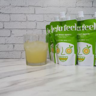 JEJUFEEL 풋풋한 제주담은 청귤에이드 — 5점을 준 리뷰어가 2022년 10월 올린 사용 사진