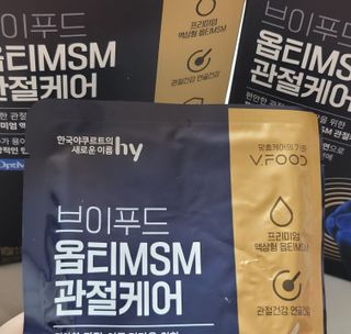 [브이푸드] 옵티MSM 관절케어 (70ml x30포) — 5점을 준 리뷰어가 2022년 7월 올린 사용 사진