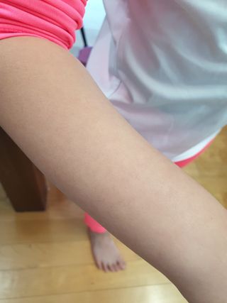 [닥터문] 프리미엄 알로에베라 선크림 500ml — 5점을 준 리뷰어가 2022년 6월 올린 사용 사진