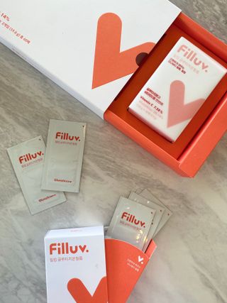 filluv 필럽 필럽 글루타치온 필름 — 4점을 준 리뷰어가 2022년 5월 올린 사용 사진