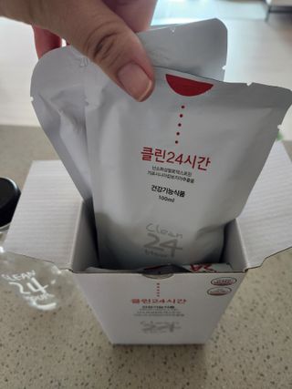 클린24시간 1BOX(5포) + 전용보틀(500ml) — 5점을 준 리뷰어가 2023년 5월 올린 사용 사진