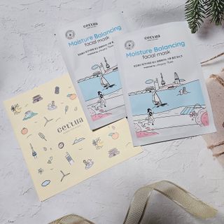 세뚜아(Cettua) [세뚜아] 모이스처 밸런싱 페이셜 마스크 Cettua Moisture Balancing Facial Mask 5매 — 5점을 준 리뷰어가 2023년 12월 올린 사용 사진