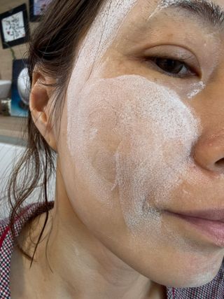 [피드/블로그]인필트레아 세놀리틱 버블 크림 — 4.5점을 준 리뷰어가 2025년 4월 올린 사용 사진