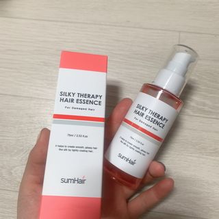 썸헤어 / SUMHAIR 썸헤어 실키 테라피 헤어 에센스 — 5점을 준 리뷰어가 2021년 5월 올린 사용 사진