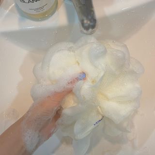 빅그린 니치 퍼퓸 바이옴바디워시 500ml(상탈, 블랙베리&베이, 블랑쉐 3종 중 택1) — 3.5점을 준 리뷰어가 2022년 7월 올린 사용 사진
